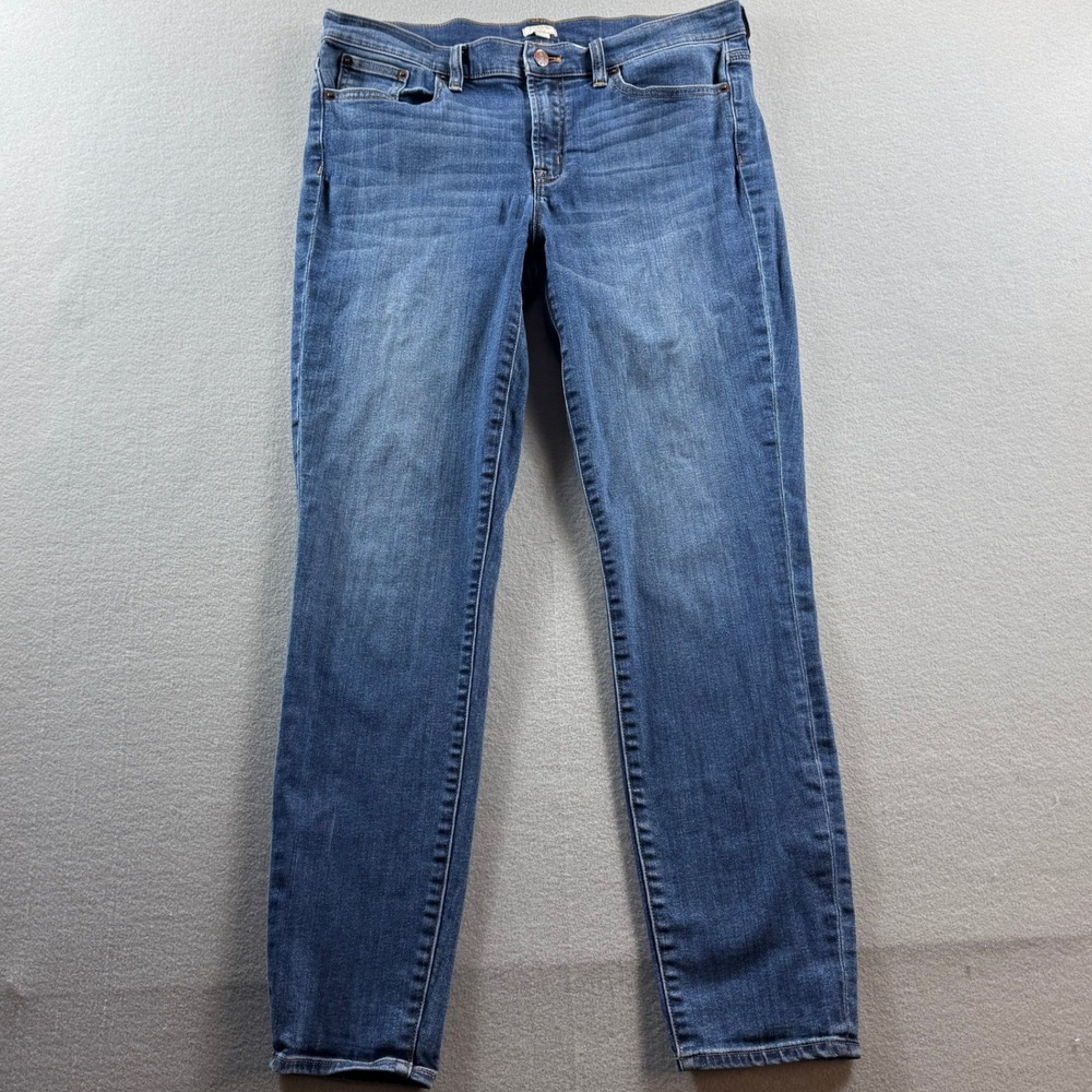 J.Crew Jeans Men 31x30 (Fit 33x29) Blue Stretch Skinny E0736